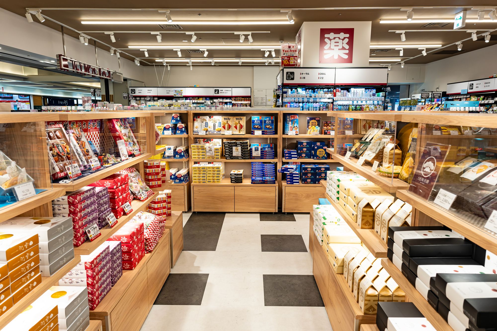 観光施設のお土産コーナー
